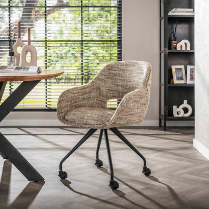 Grauer Stuhl Spring MR von lefurn.de mit modernem Design und bequemer Sitzfläche, ideal für Esszimmer und Arbeitsbereiche
