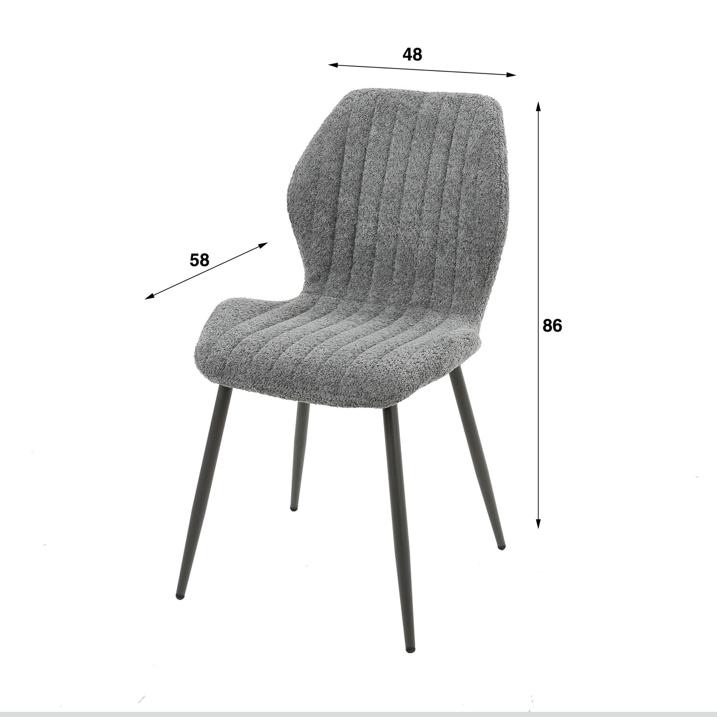 Sandfarbener Rider Stuhl von lefurn.de mit ergonomischem Design und Holzbeinen, ideal für Esszimmer und Arbeitsbereich.