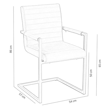 Schwarzer Stuhl Kubis von lefurn.de mit modernem Design und bequemer Sitzfläche, Blick auf den stilvollen Esszimmerstuhl