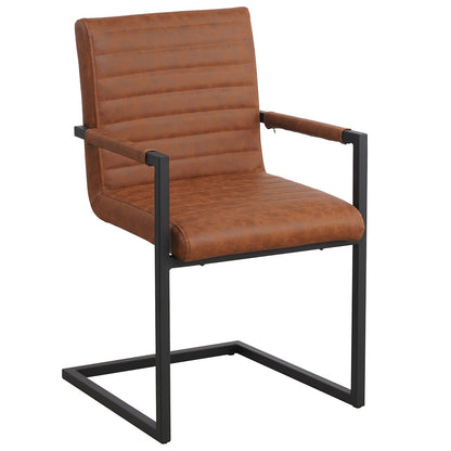 Schwarzer Kubis Stuhl von lefurn.de mit modernem Design und bequemer Sitzfläche, Blick auf das stilvolle Möbelstück