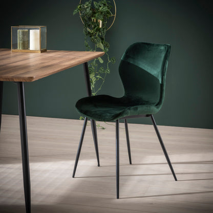 Grauer Velvet-Stuhl mit Rundrohr-Gestell von lefurn.de, elegante Sitzgelegenheit mit modernem Design