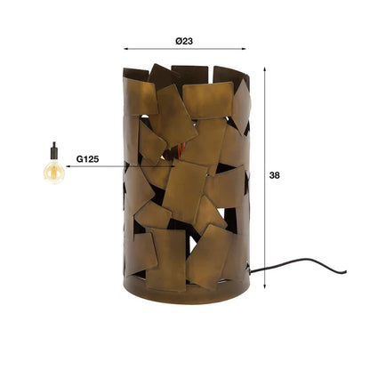 Moderne Patch-Tischlampe von lefurn.de mit stilvollem Design und weichem Licht für Wohnräume.