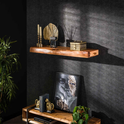 Wandregal Tree 100 von lefurn.de, modernes Wandregal mit mehreren Ablageflächen aus Holz, stilvolle Aufbewahrungslösung.