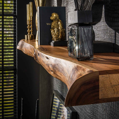Wandregal Tree 150 von lefurn.de, modernes Wandregal mit stilvollem Design und mehreren Ablageflächen aus Holz