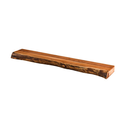Wandregal Tree 150 von lefurn.de, stilvolles Wandregal aus Holz mit mehreren Ablageflächen, an der Wand montiert.