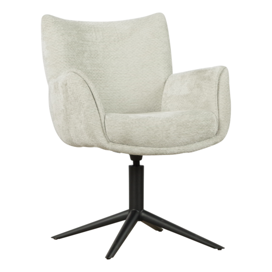 Moderner Lefurn.de Stuhl Nate mit Holzbeinen und bequemer Polsterung, ideal für Esszimmer oder Büro.
