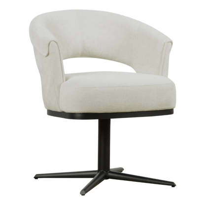 Modischer Nester Stuhl von lefurn.de mit gepolstertem Sitz und Rückenlehne, modernes Design für Esszimmer oder Büro.