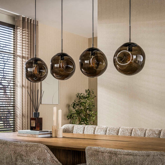Hängelampe Stellar Sienna 4L von lefurn.de mit vier Leuchtkörpern und modernem Design, ideal für Wohnzimmer oder Essbereich