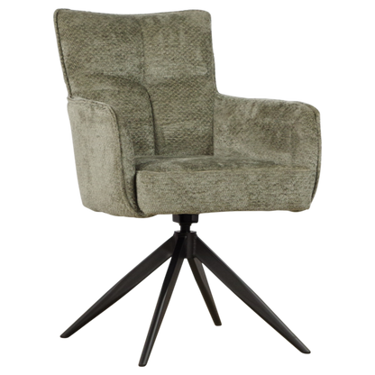 Stuhl Lieve von lefurn.de mit hellem Holzrahmen und bequemer Sitzfläche aus Stoff, modernes Design für Esszimmer oder Büro.