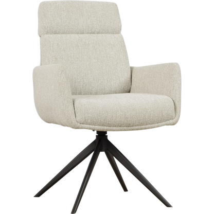 Moderner Nelson Stuhl von lefurn.de mit schwarzem Sitz und Holzbeinen, bequemes Sitzmöbel für Esszimmer oder Büro