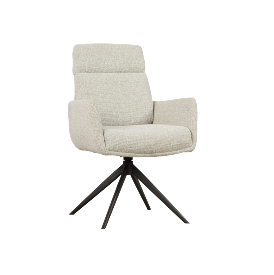 Moderner Nelson Stuhl von lefurn.de mit schwarzem Sitz und Holzbeinen, ideal für Esszimmer oder Büro.
